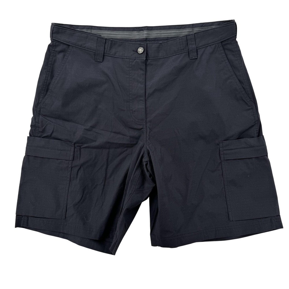 Delta Cargo Shorts Womens 18 Blue Stretch Utility Pockets Oeko-Tex Certified NWT